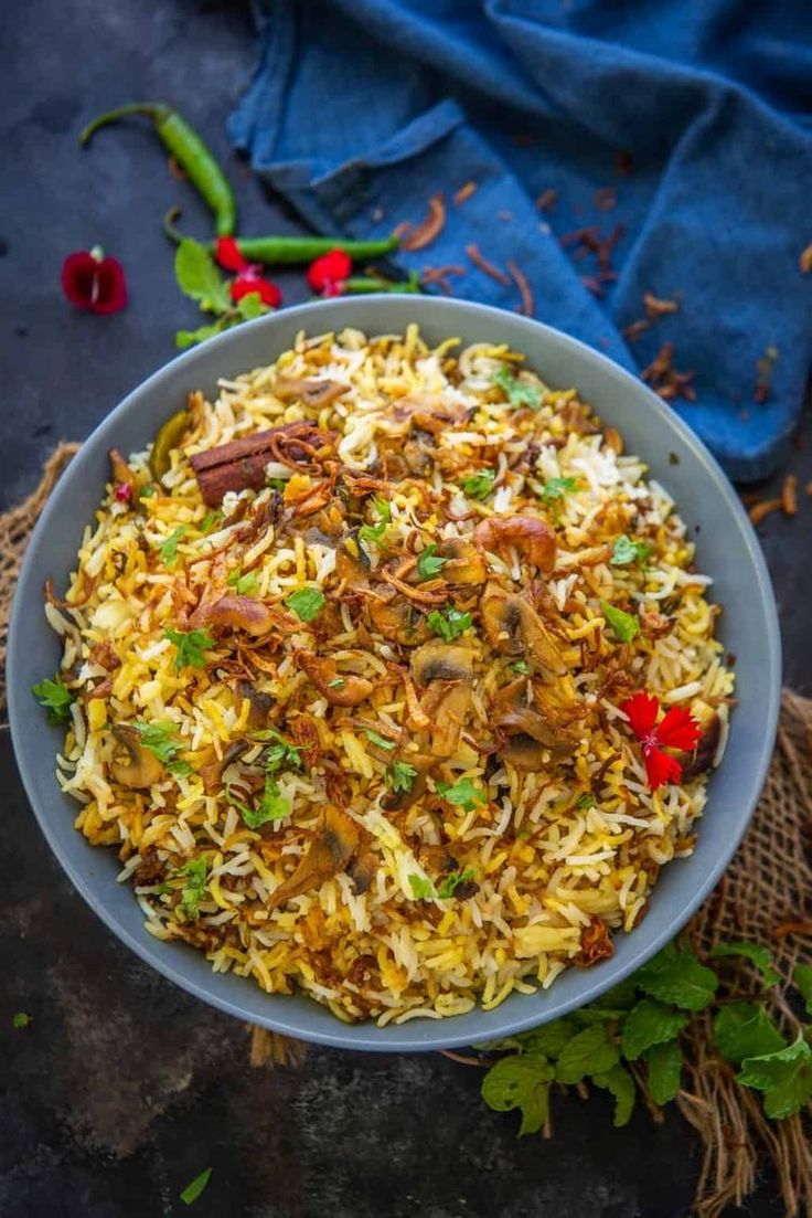 Mushroom Biryani